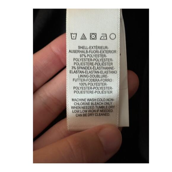 Dress the Population Anita crepe cocktail dress black size Large L - Picture 7 of 8